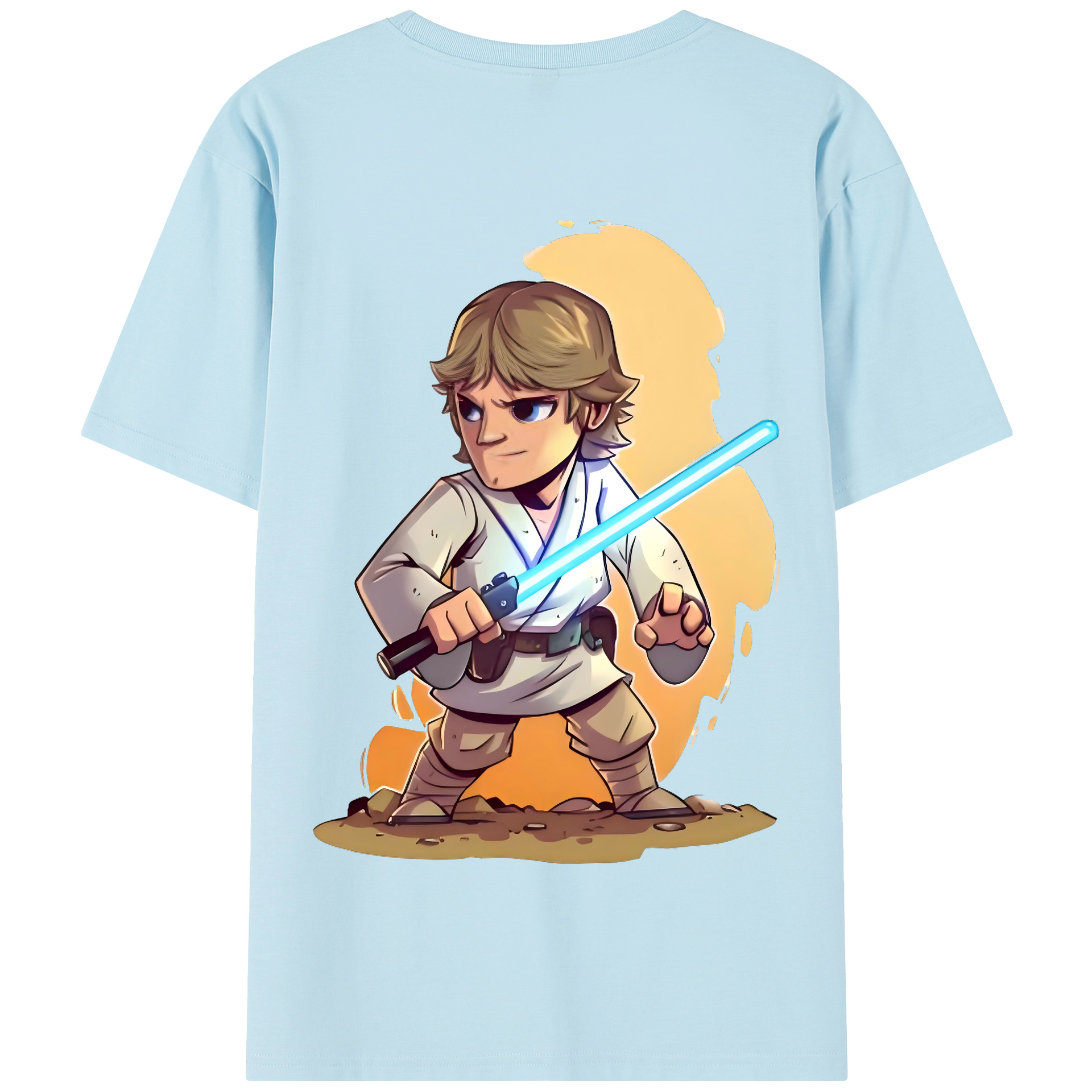 （画像用） スター・ウォーズ Star Wars 綿100％半袖Tシャツ（背面プリント）